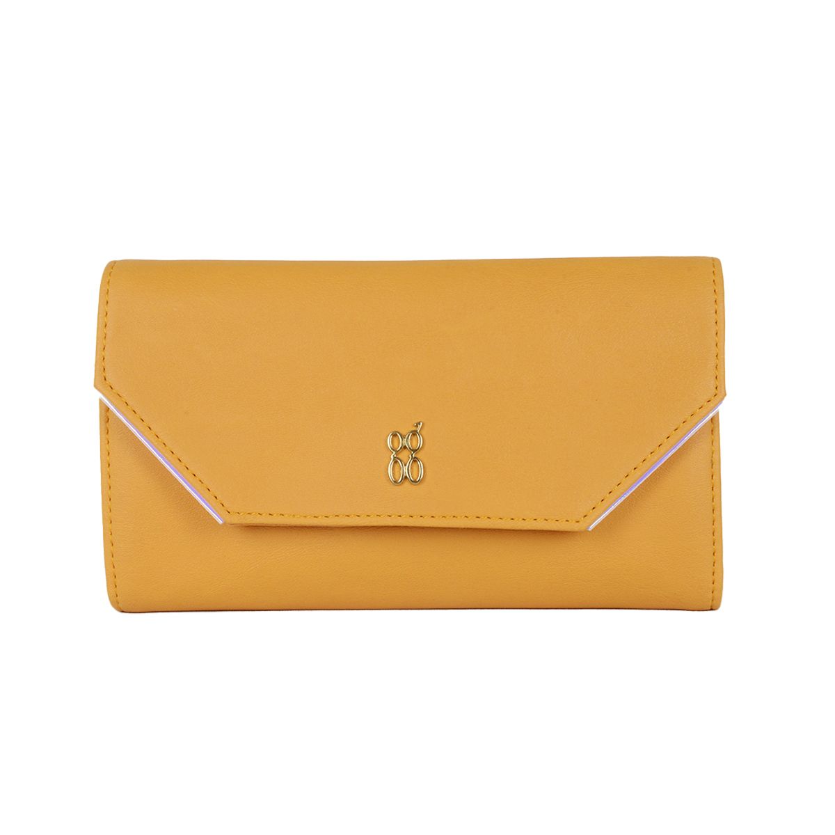 LWXE STROWBERRY WALLETS 3 FOLD L CHROME YELLOW