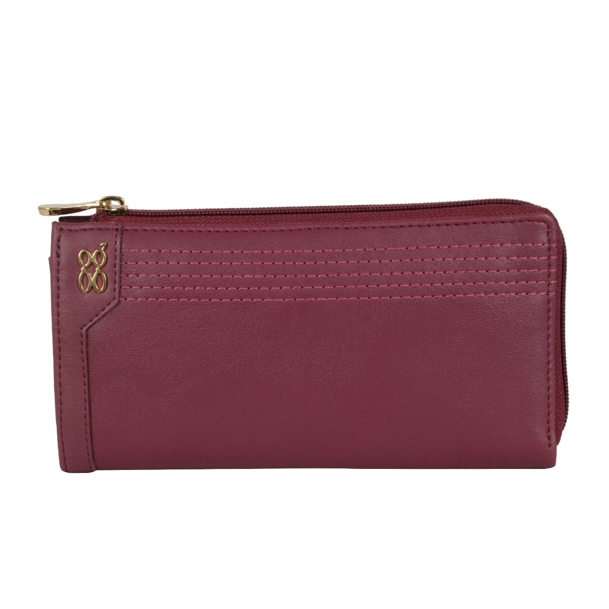 LWXE NEONY WALLETS ZIPAROUND L DK CHERRY