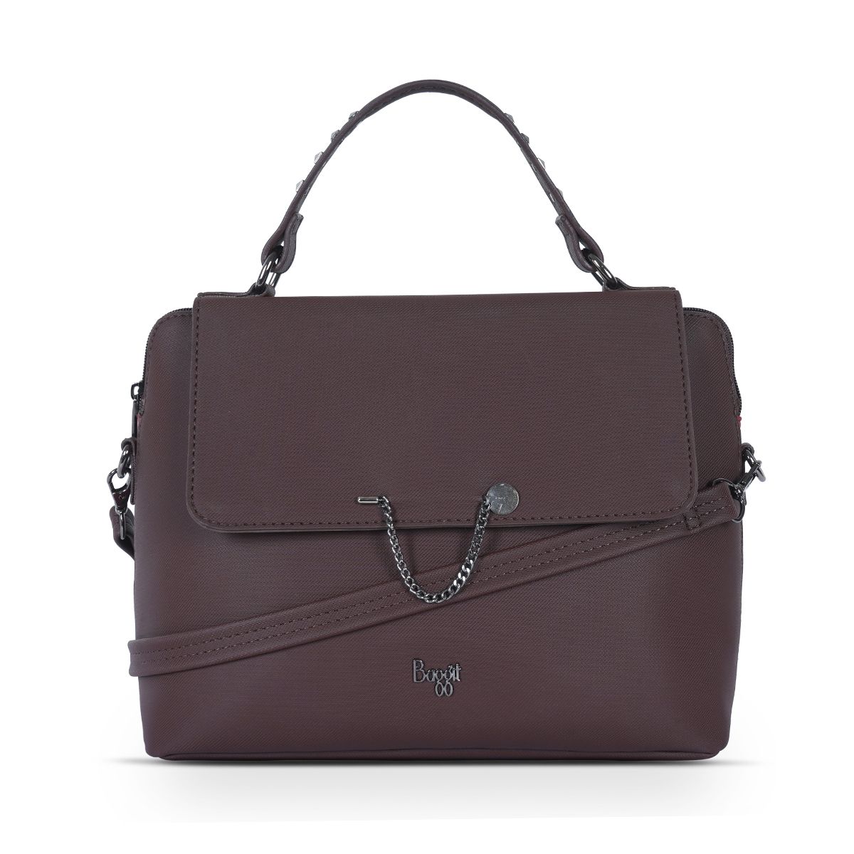 L CRAY SATCHEL S2 CHOCO BROWN