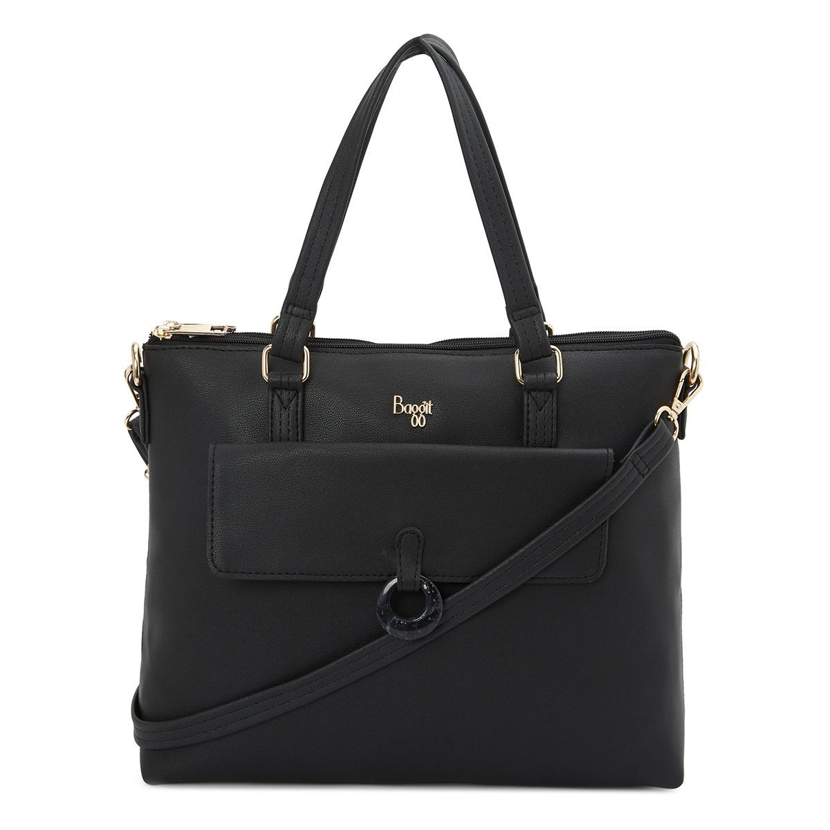 L FLATEX TOTE M2 BLACK
