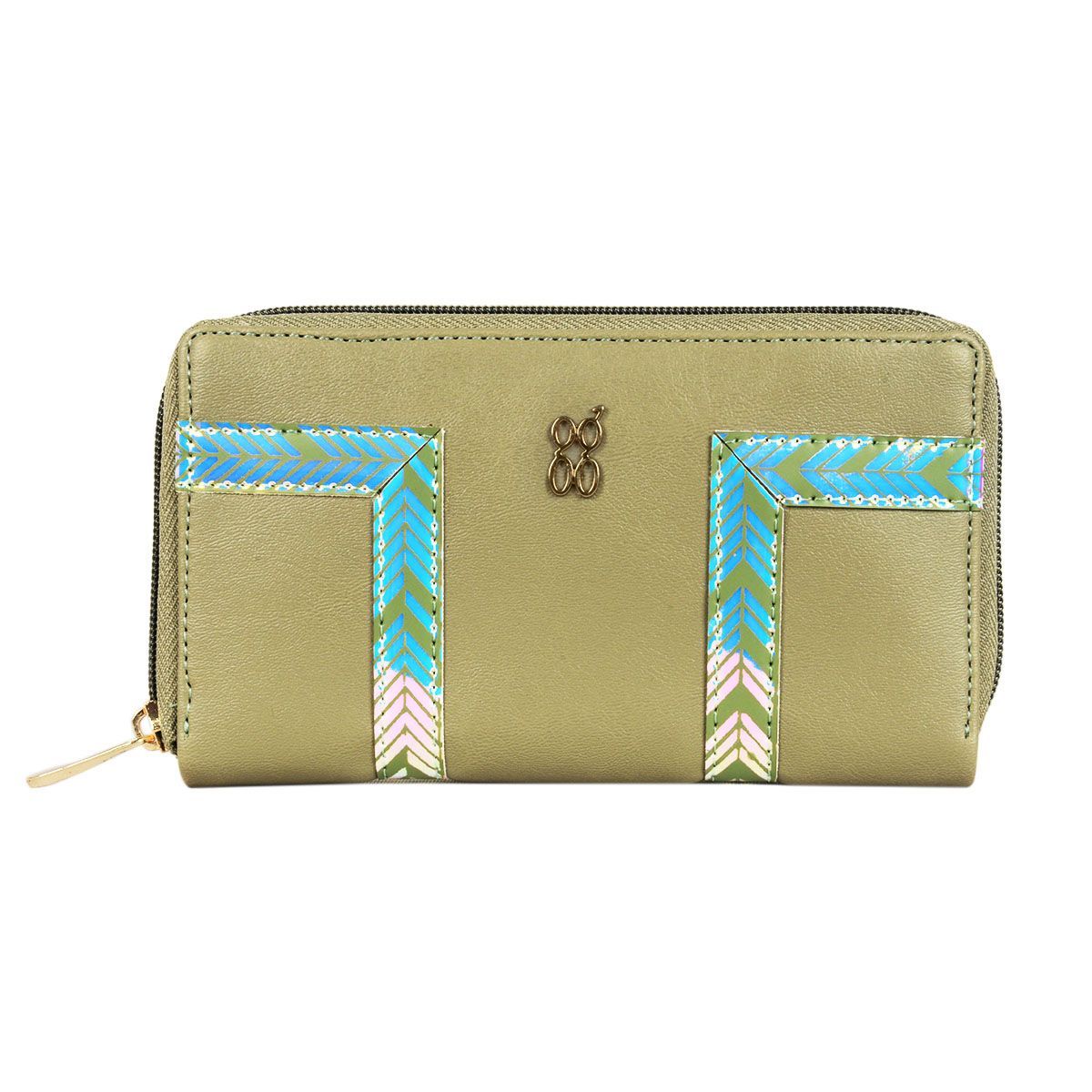 LWXE DESS WALLETS ZIPAROUND M MINTGREEN