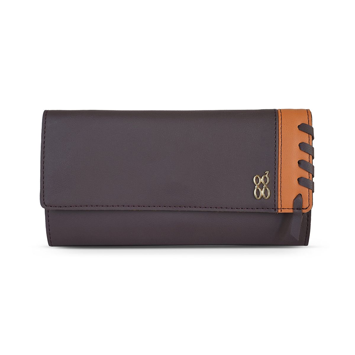 LWXE MANE WALLETS 3 FOLD L DARK VIOLET