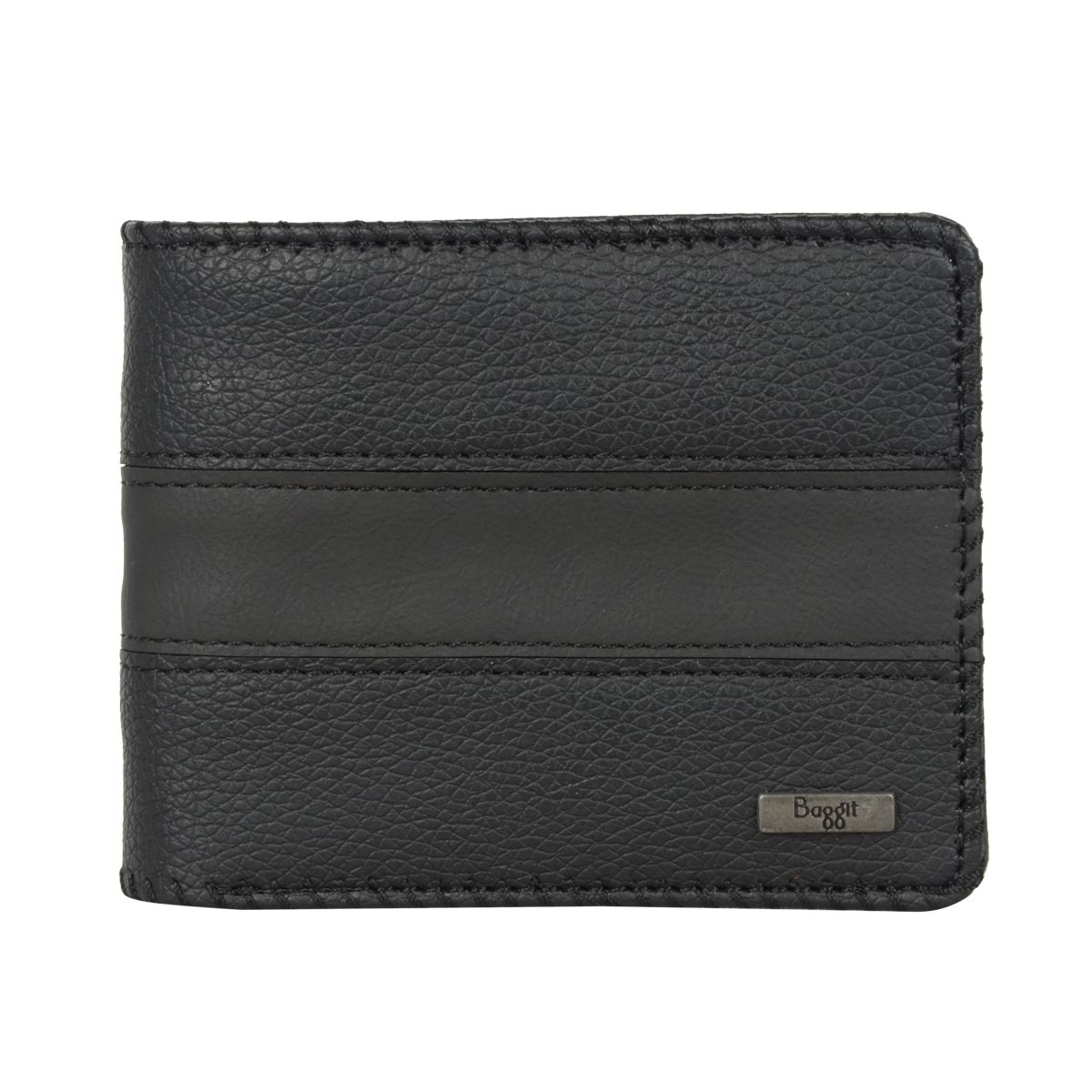 GW KOREAN WALLETS 2 FOLD S BLACK