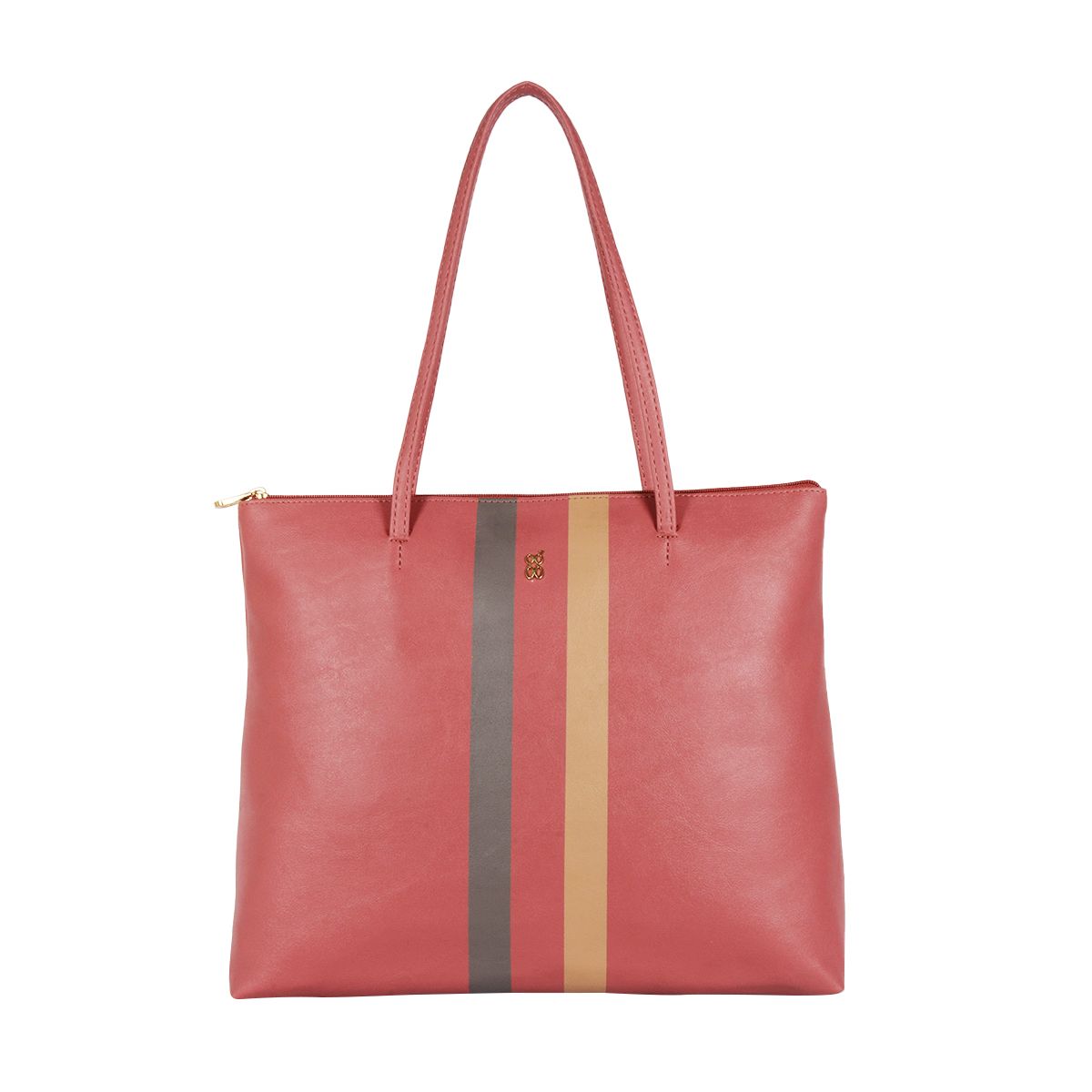 LXE PATCHWORK TOTE L1 ROSE WOOD