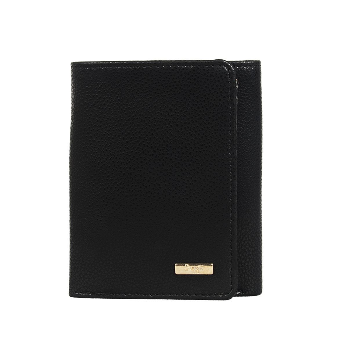 GW VJAY AFFLE BLACK WALLET
