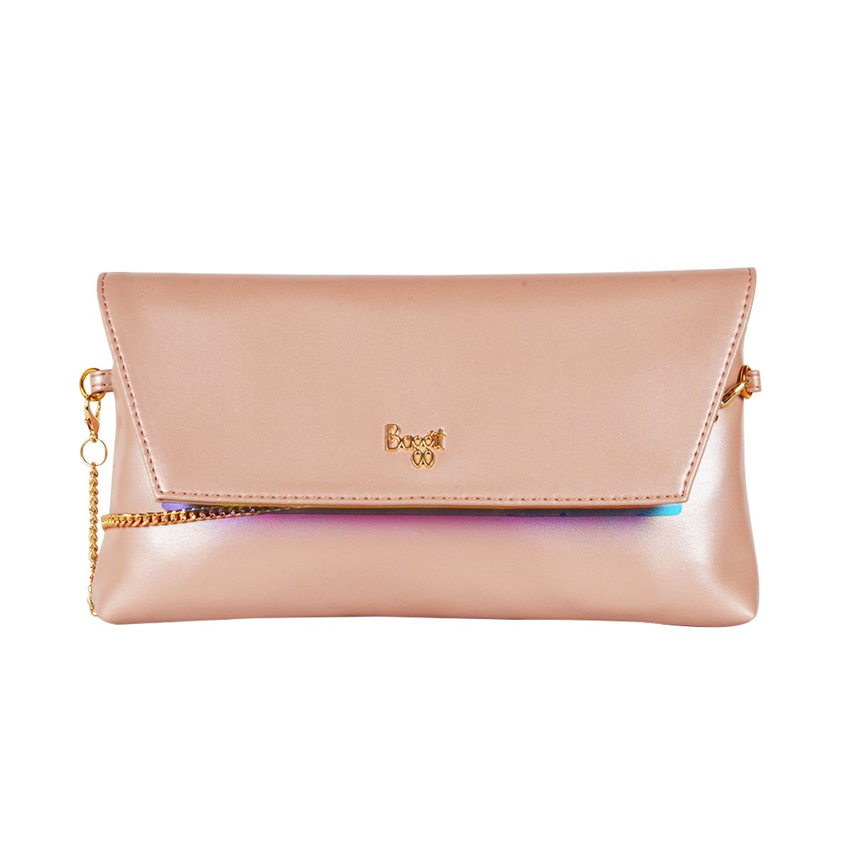 L LONGITUDE AZORA ROSE CLUTCH