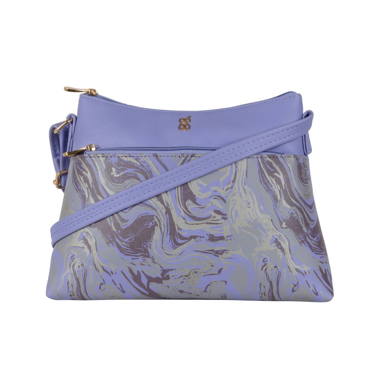 KWIK E ASHYLN DIGITAL LAVENDER HOBO