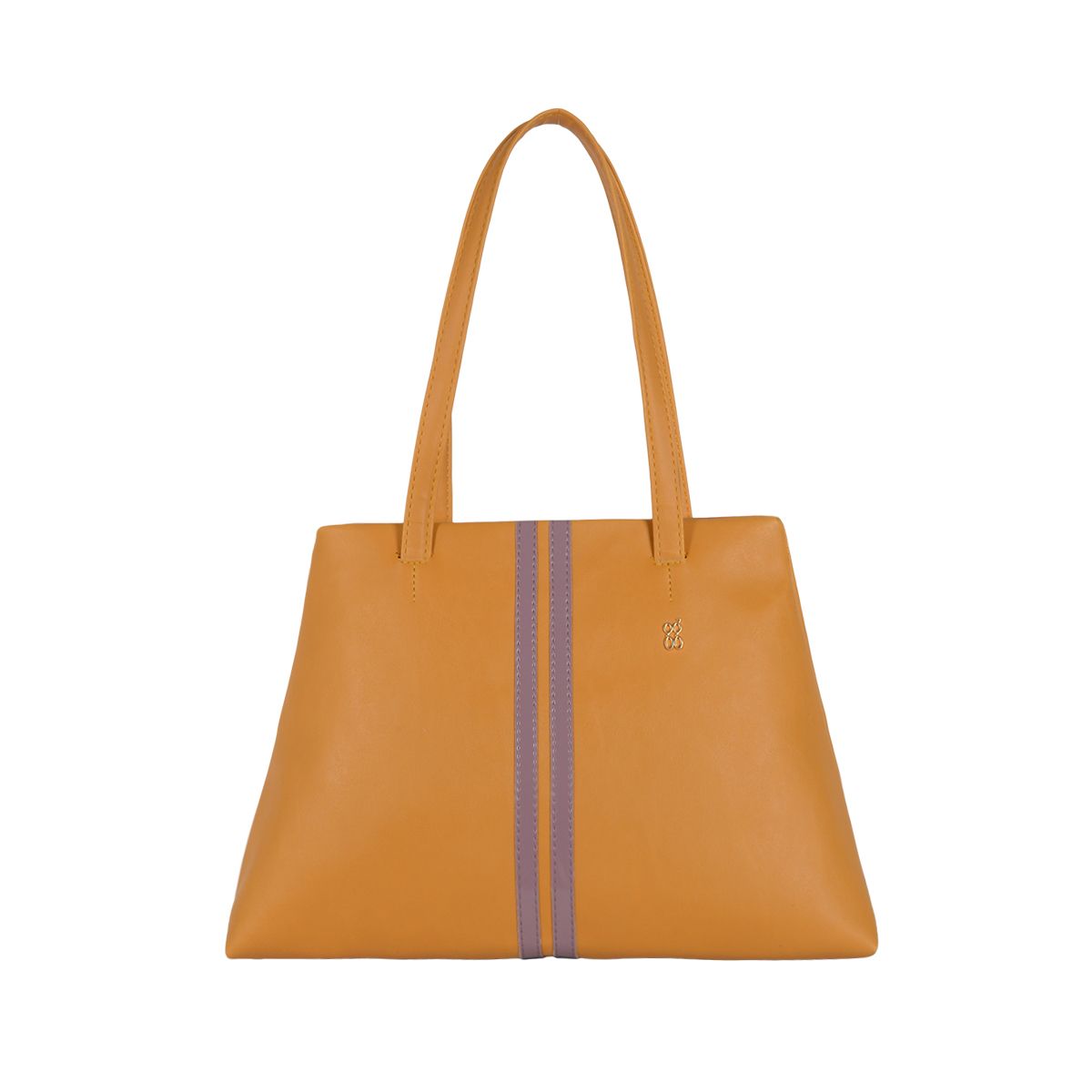 DISH E ASHLYN CHROME YELLOW TOTE