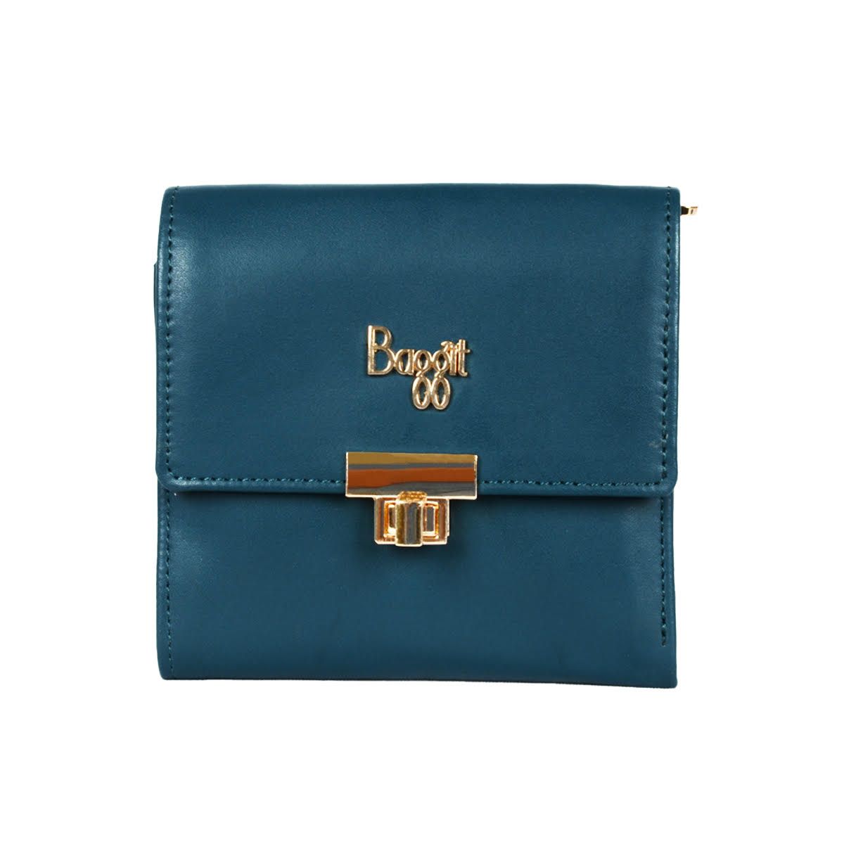 LZ MYNEX TRIOX TEAL WALLET