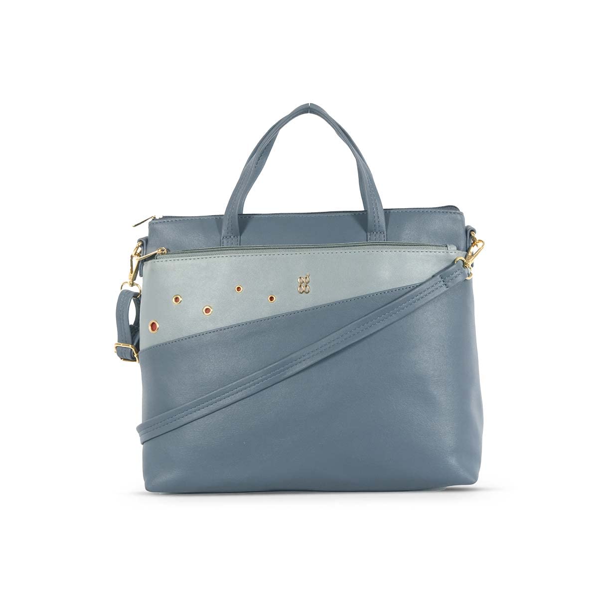REMAND E ASHLYN VINTAGE BLUE SATCHEL