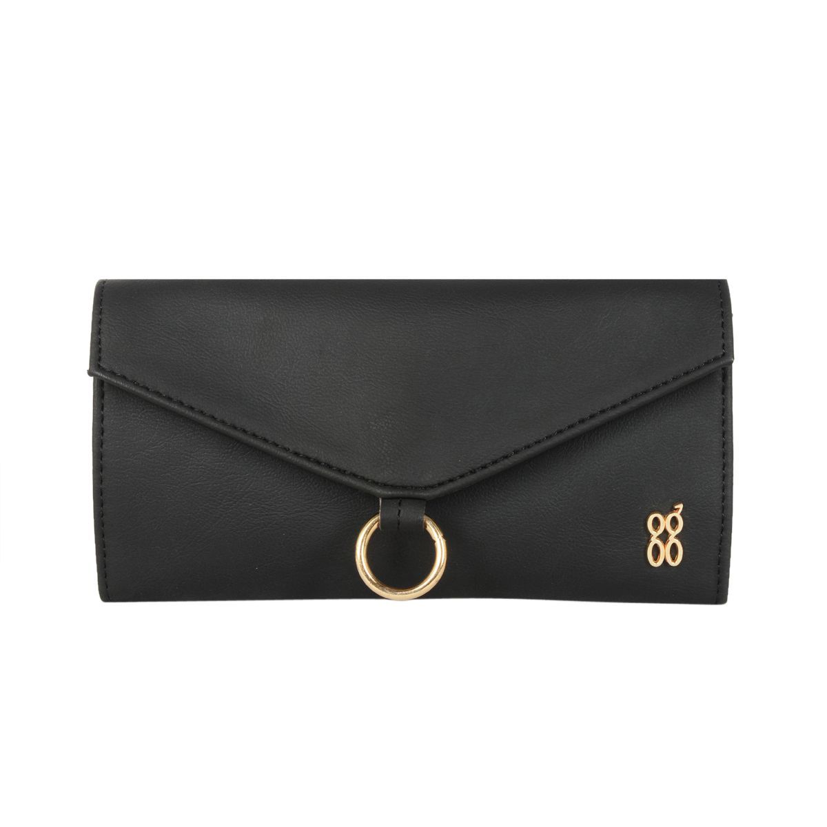 LWXE RINGED E ZIBA BLACK WALLET