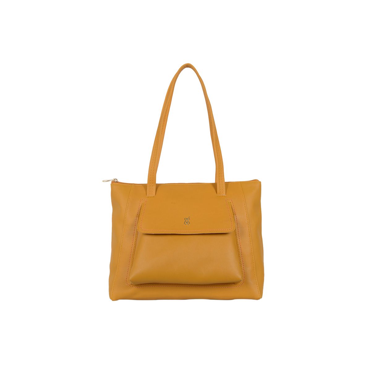 TINO E ASHLYN CHROME YELW TOTE