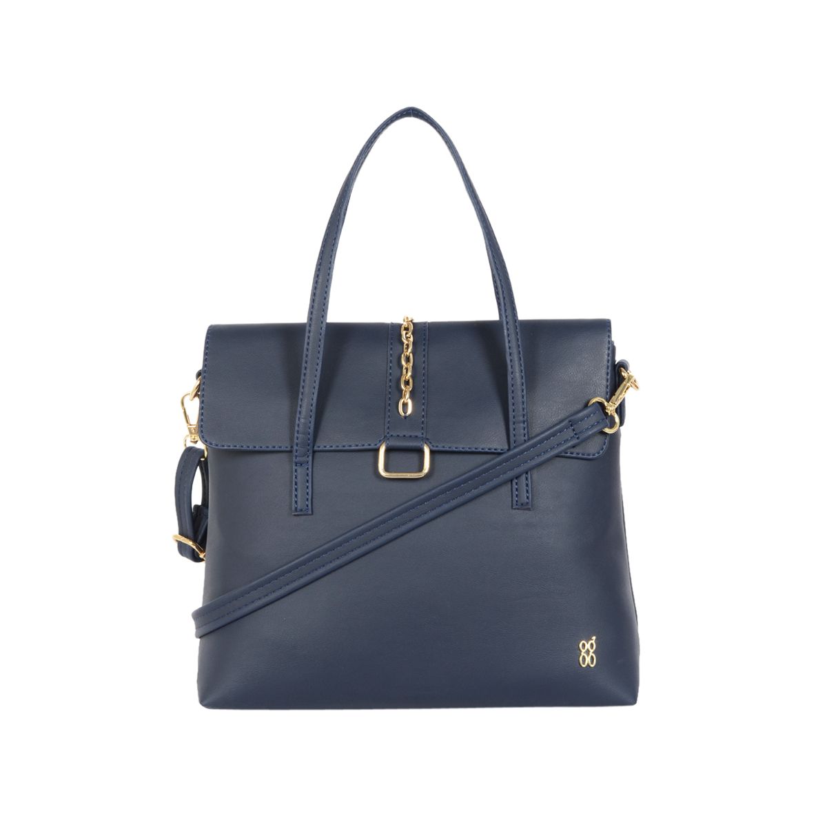 LXE BRIANNA E ZIBA NAVY BLUE SATCHEL