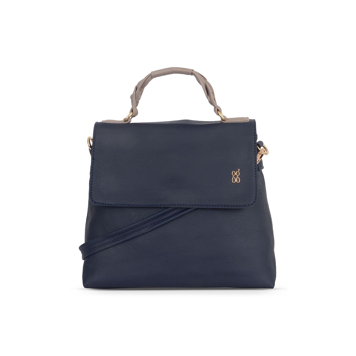 LXE NEBULA M E FABELLA NAVY BLUE SATCHEL