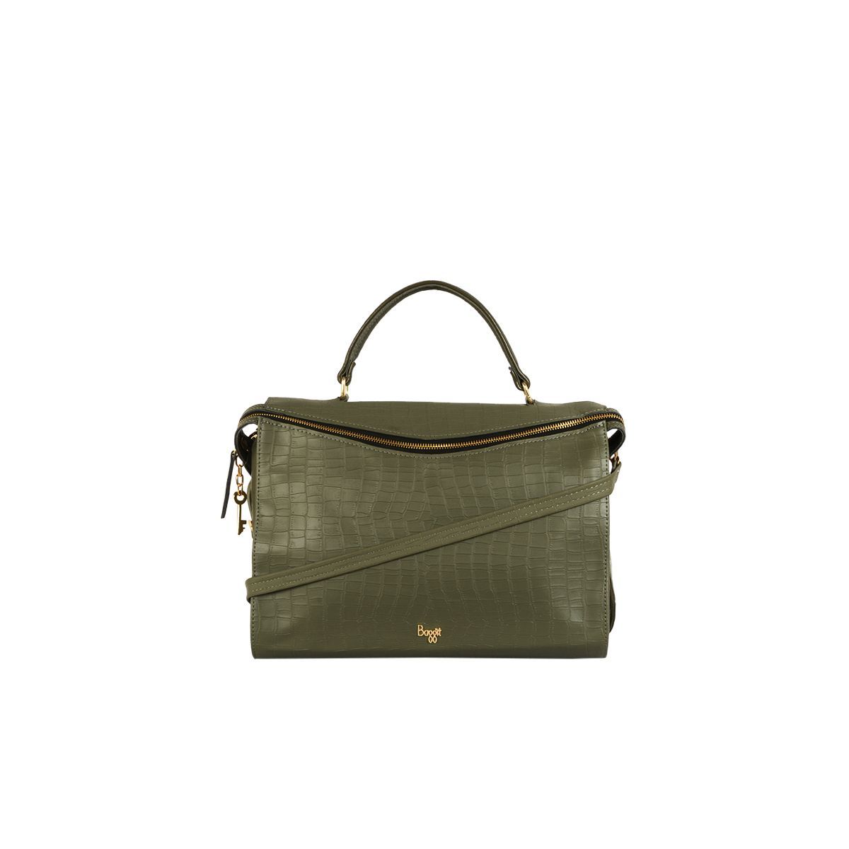 L ANGELINO TRAM 7H OLIVE TOTE