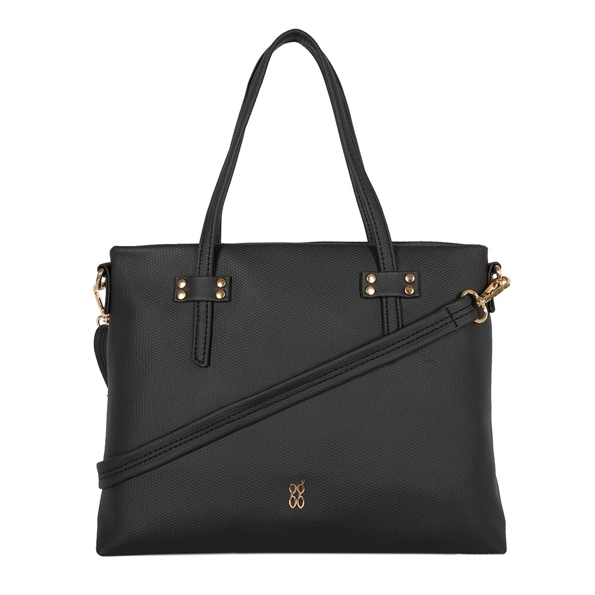 LXE OBSCURE E FLOATER BLACK SATCHEL