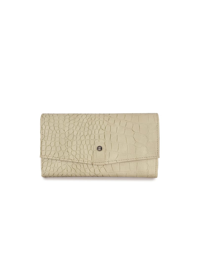 WINTER Y G X E CROCO BEIGE WALLET