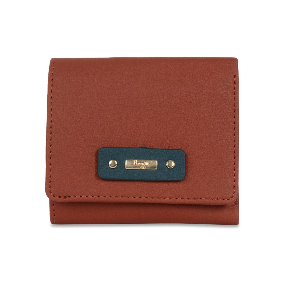 SCOTRIA  1 BRICK RED WALLET