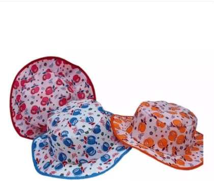 2-4 years Bowler/Bucket Hat for Kids, Baby Girls and Boys | Cap, Caps, Baby Cap,Baby Hat, Kids Cap, Caps for Kids | Beach Hat or Hat | Cap for Baby Girl, Cap for Baby Boy | Pack of 3, Multicolor