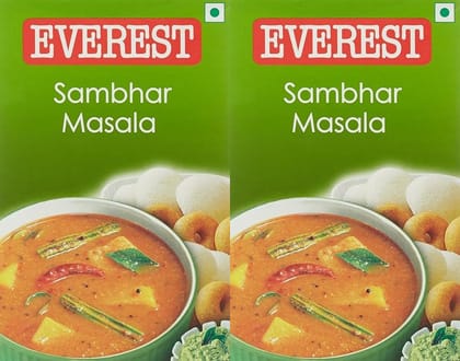 Everest Spices | Sambhar Masala Powder | 100 Gm Each | Pack of 2| 200 Gm Pack