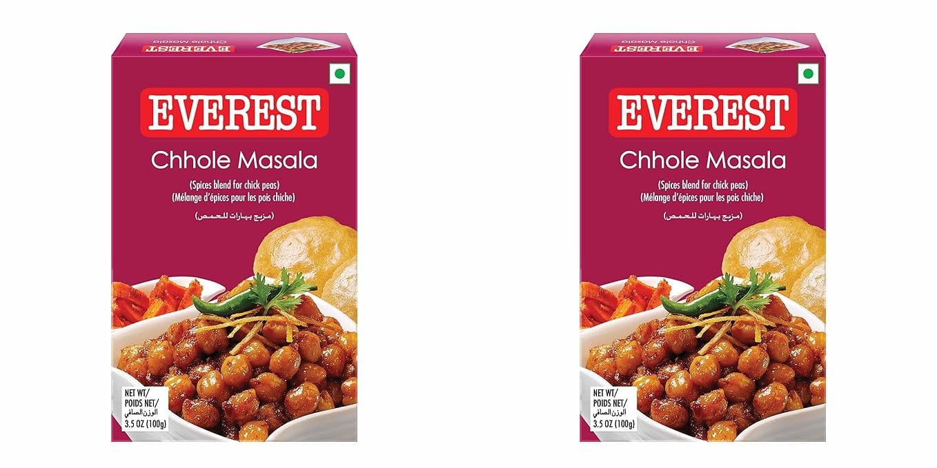Everest Spices | Chhole Masala Powder | 100 Gm Each | Pack of 2| 200 Gm Pack