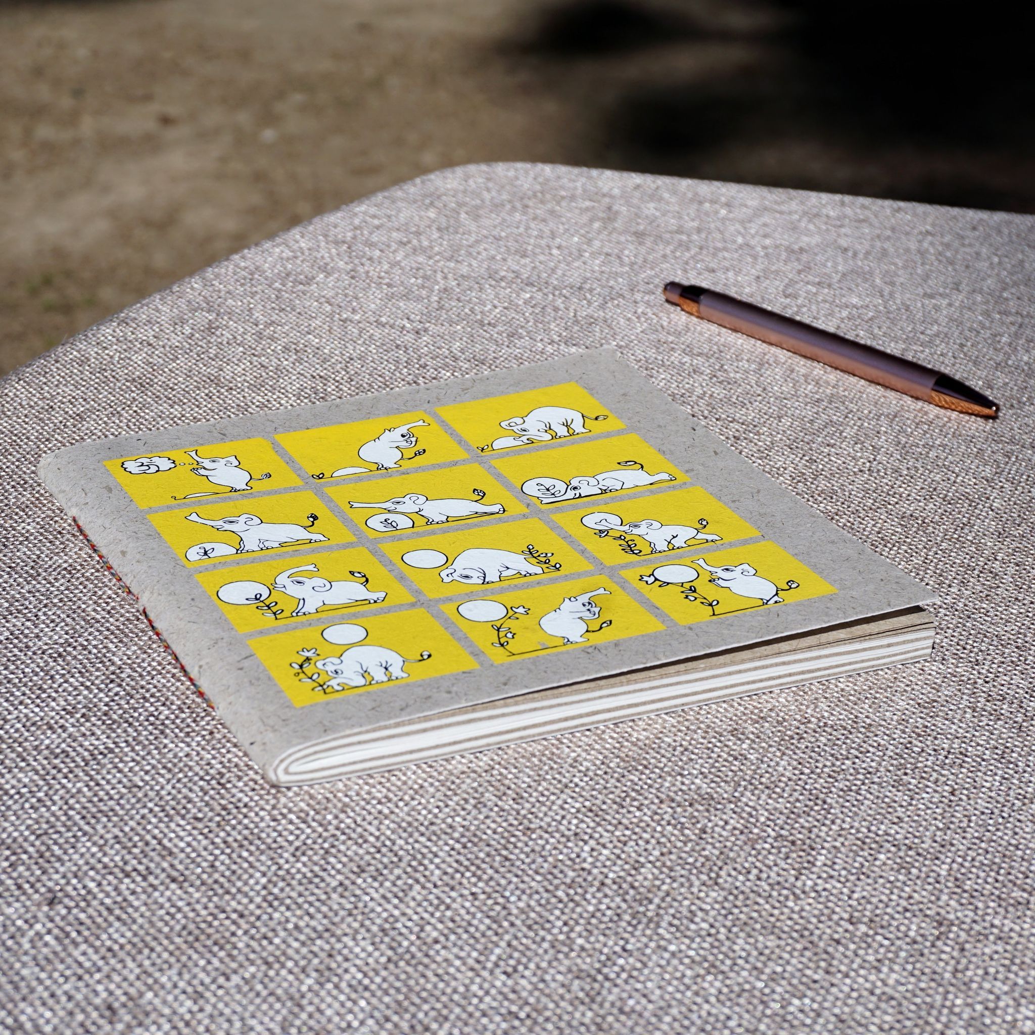 Ele Poo Diary |Yellow | Tree-Free & Sustainable | Yoga Edition