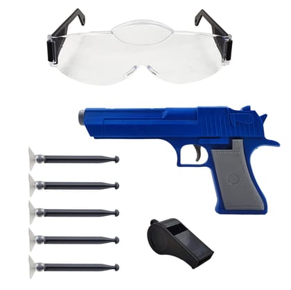 Humaira Mini Pistol Revenge Toy Gun with Suction Bullets, Goggles, Whistle Safe and Exciting Play for Kids Humaira Mini Pistol Revenge Toy Gun with Suction Bullets, Goggles, Whistle Safe and Exciting Play for Kids