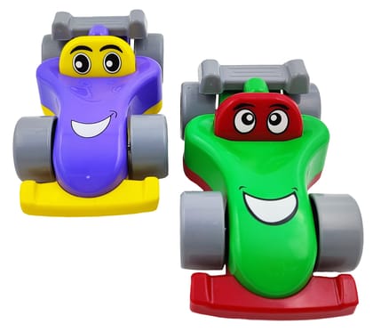 Humaira My First Cartoon Car Free Wheel Unbreakable Push and Go Toy Play Set for Kids Boys, Multicolor, Pack of 2 Humaira My First Cartoon Car Free Wheel Unbreakable Push and Go Toy Play Set for Kids Boys, Multicolor, Pack of 2