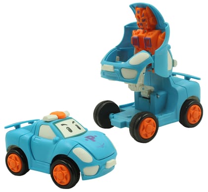 Humaira Mini Transforming Converting Car to Robot Friction Powered Push and Go Bump and Transformation Toy for Kids Humaira Mini Transforming Converting Car to Robot Friction Powered Push and Go Bump and Transformation Toy for Kids