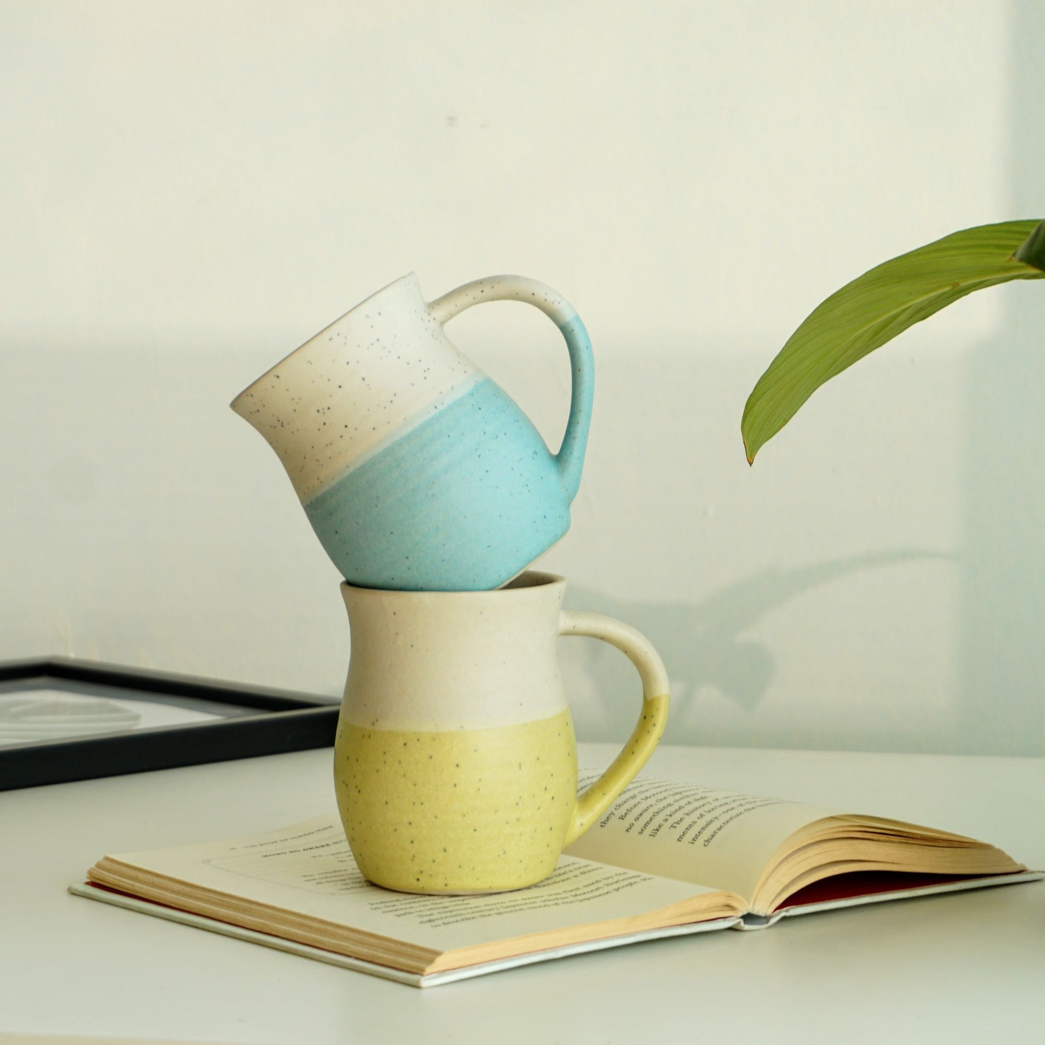 Soulmates Ceramic Coffee Mugs - Set of Two