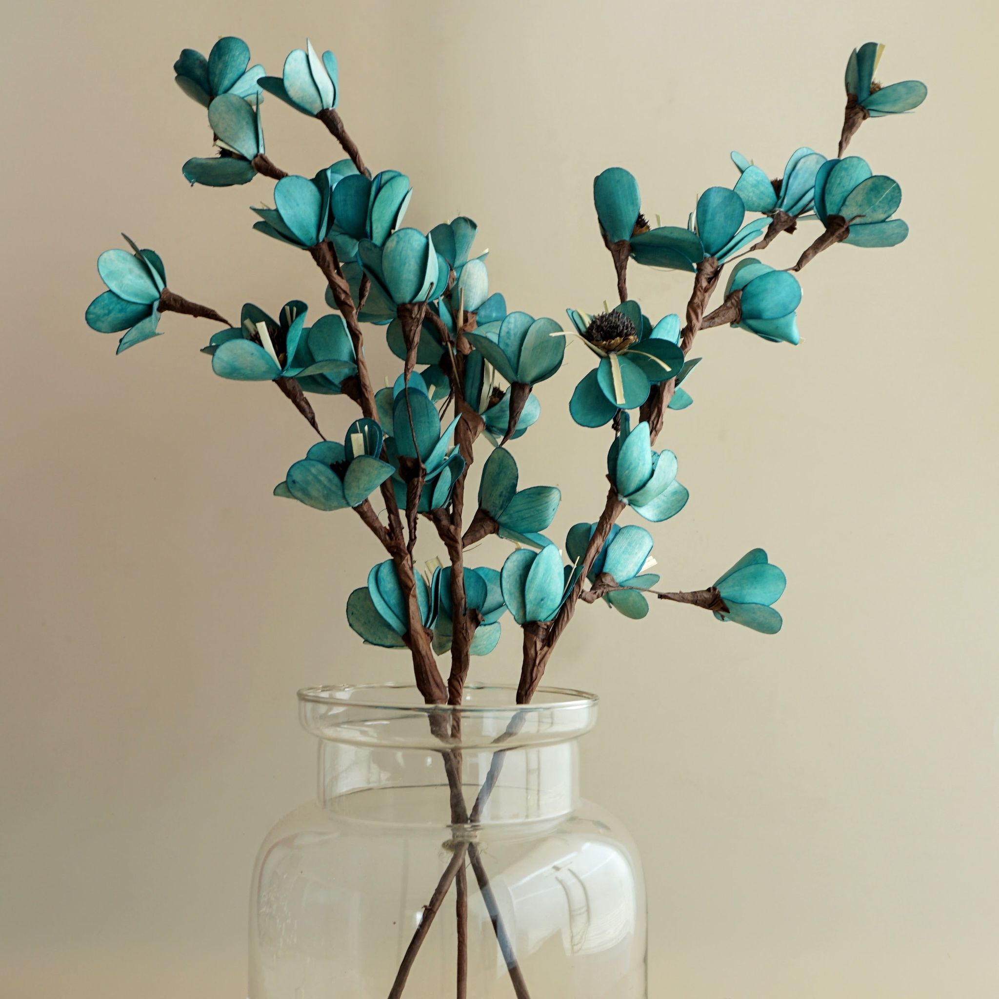 Dried Daisy Flowers - 4 Stems