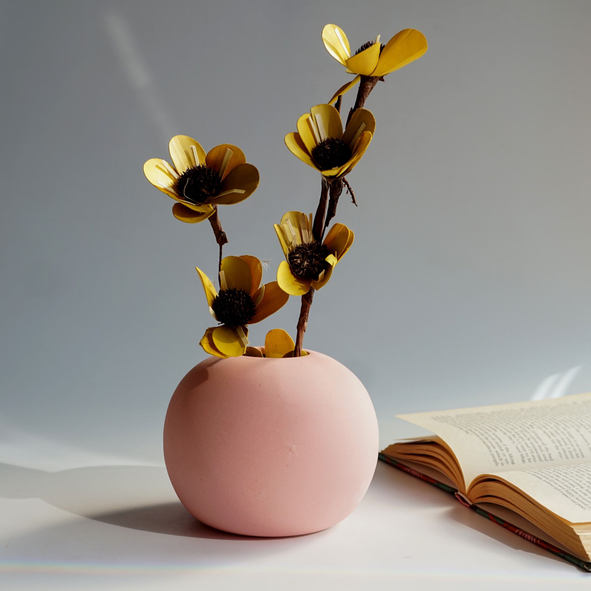 Piggie Pink Ball Vase/Planter