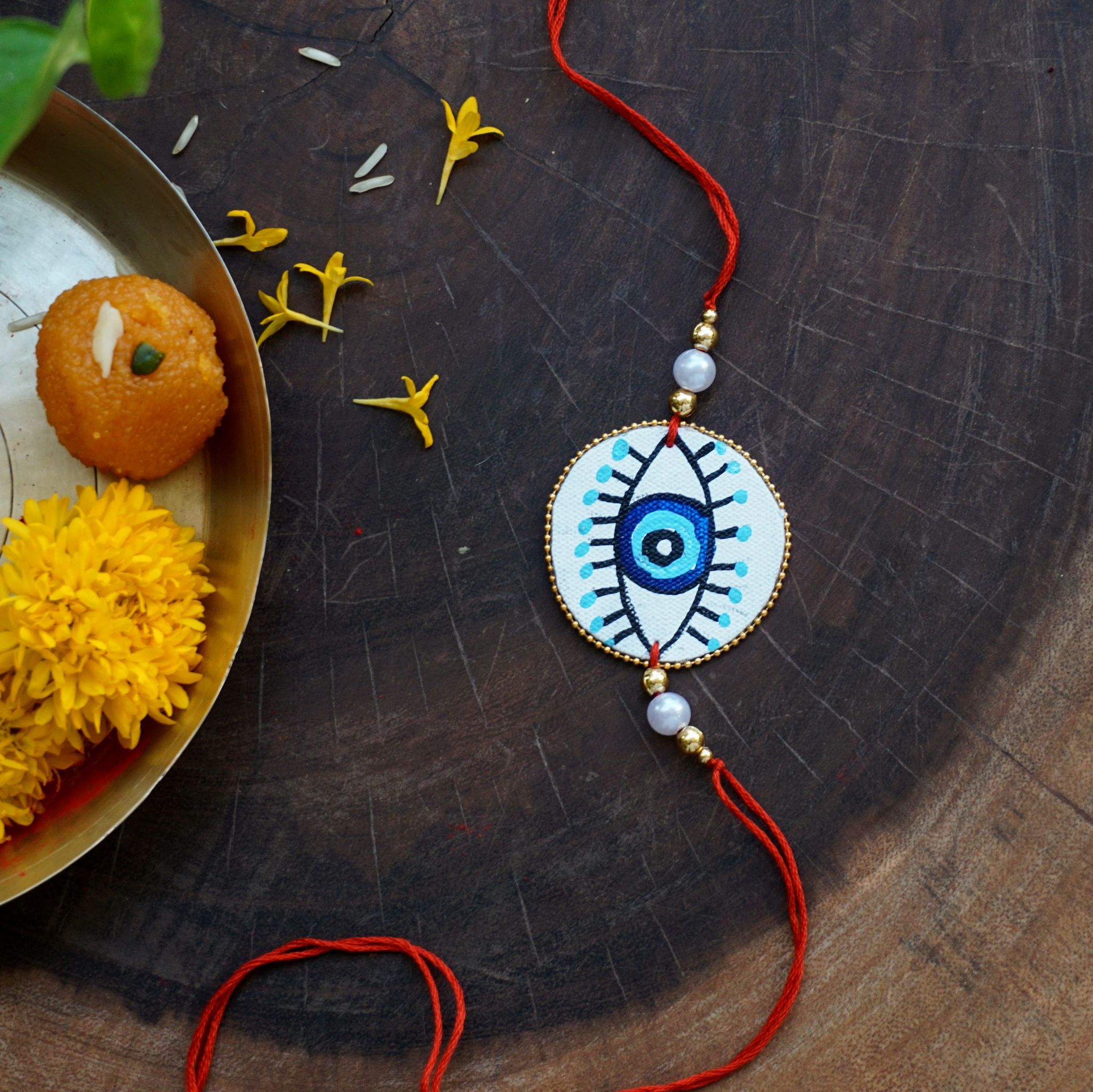 Handpainted Rakhi | Evil Eye