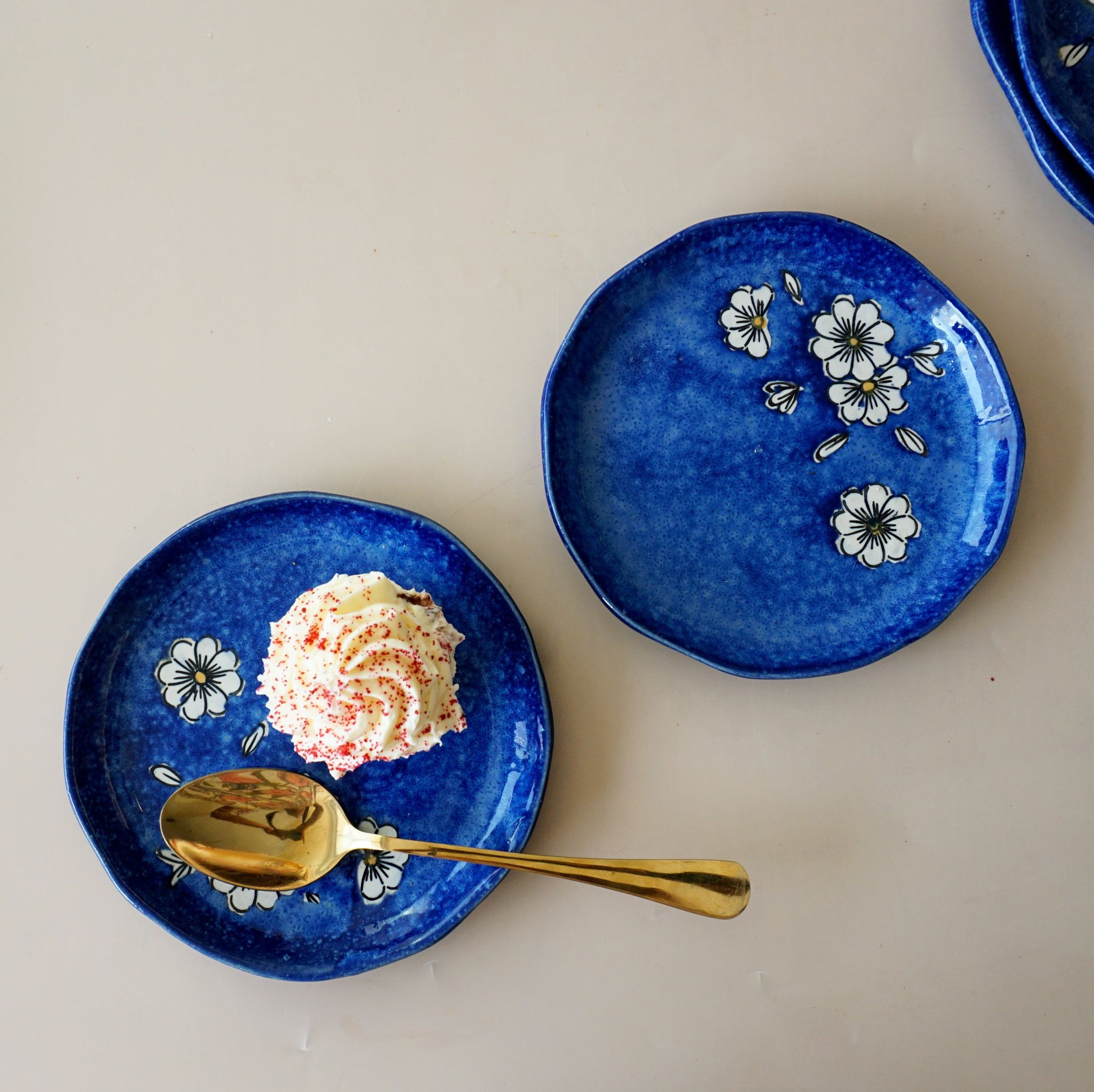 Bageecha Quarter/ Dessert Plates |Set of Two