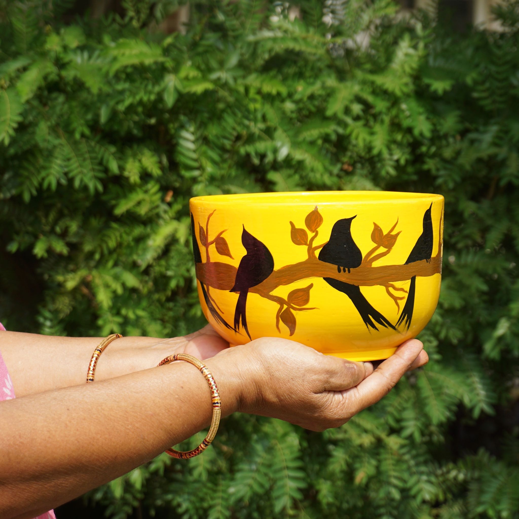 Handpainted Terracotta Planter 2