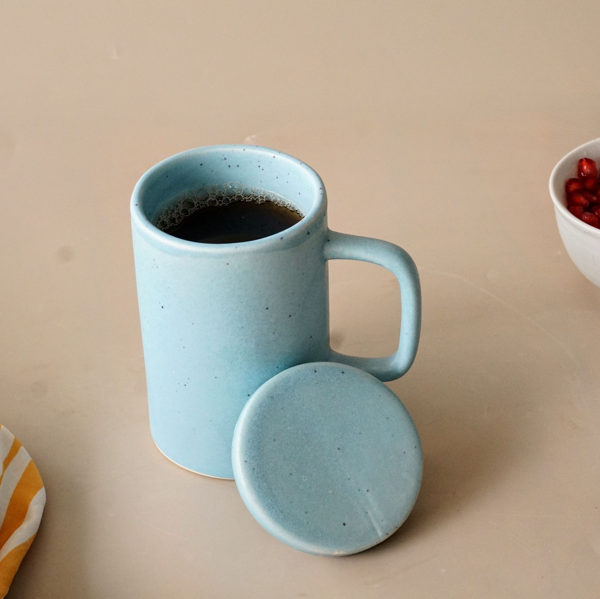 Candy Crush Mug with Lid | Blue