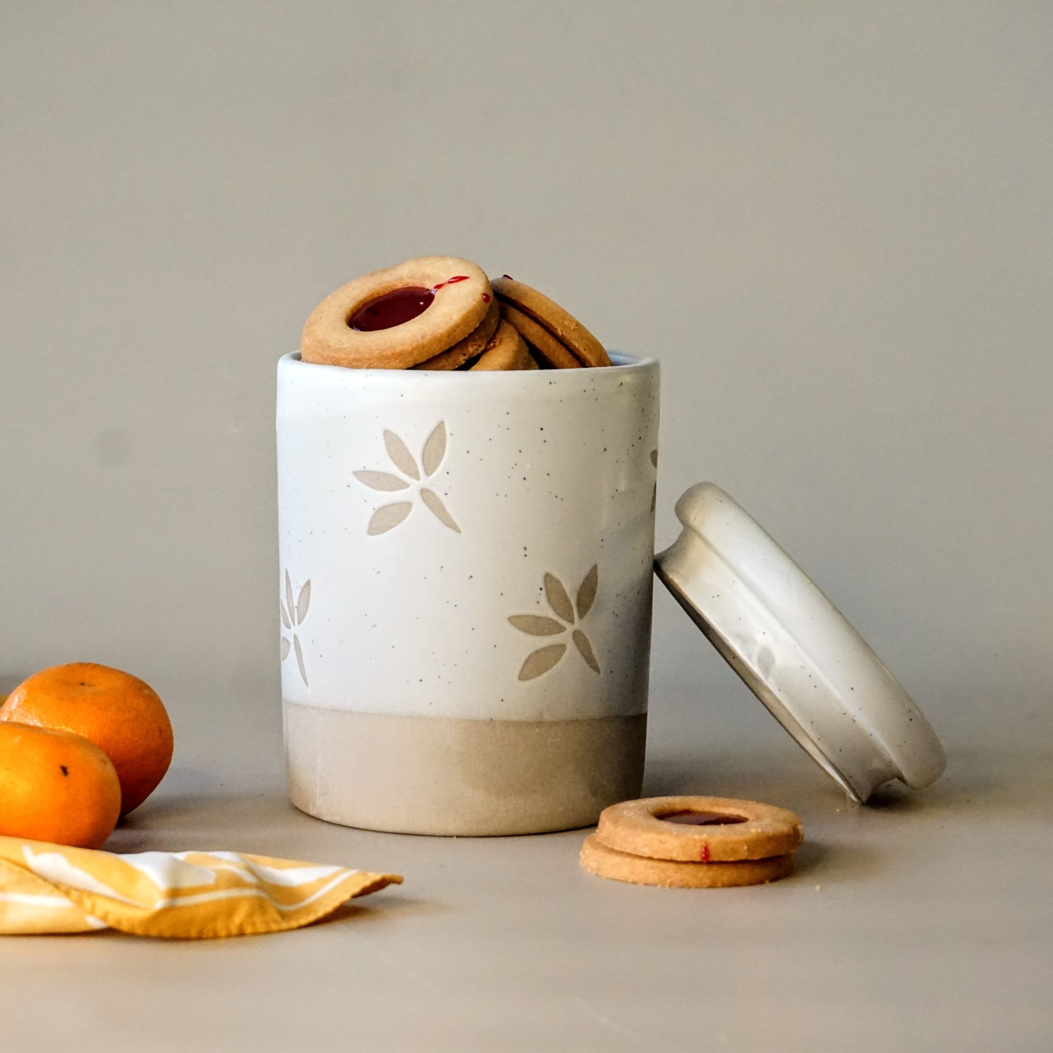 Warm and Cozy Ceramic Jar