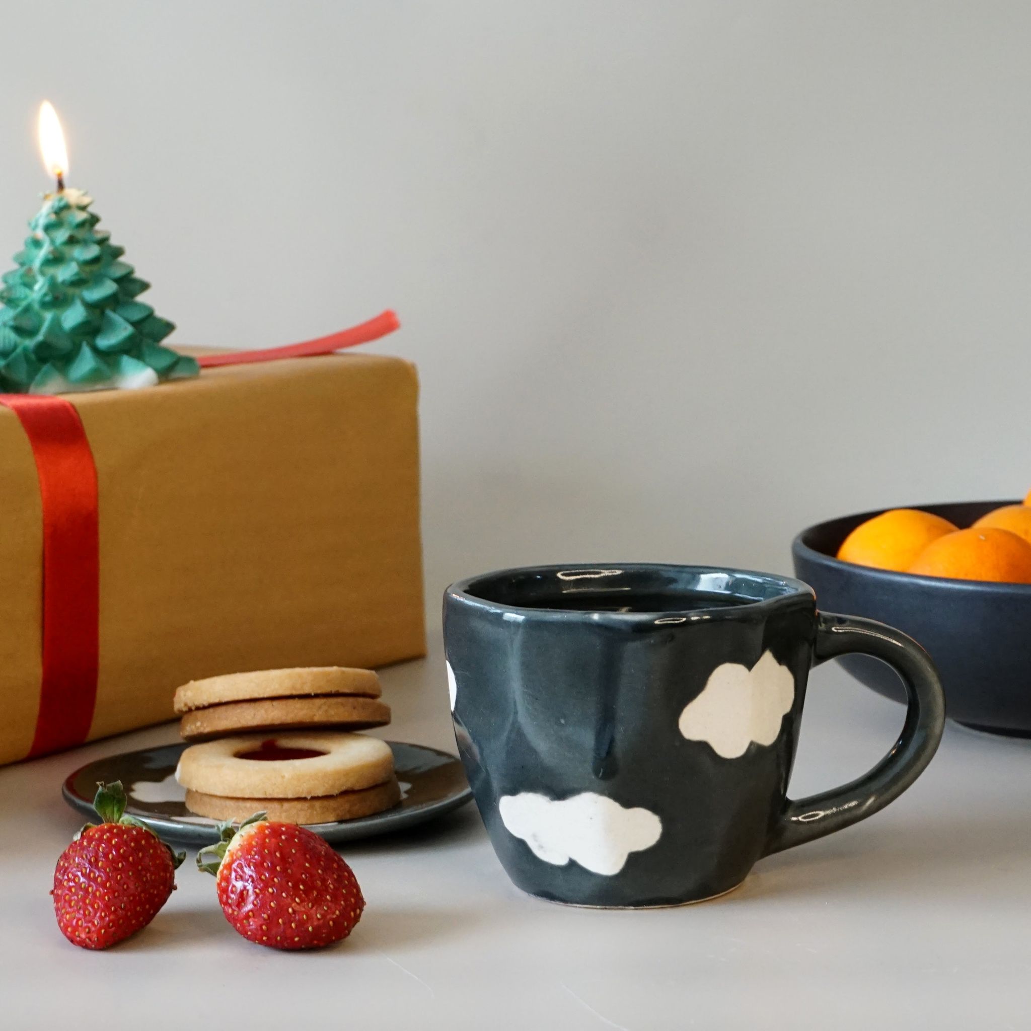 Cloud Nine Cup & Saucer | Black