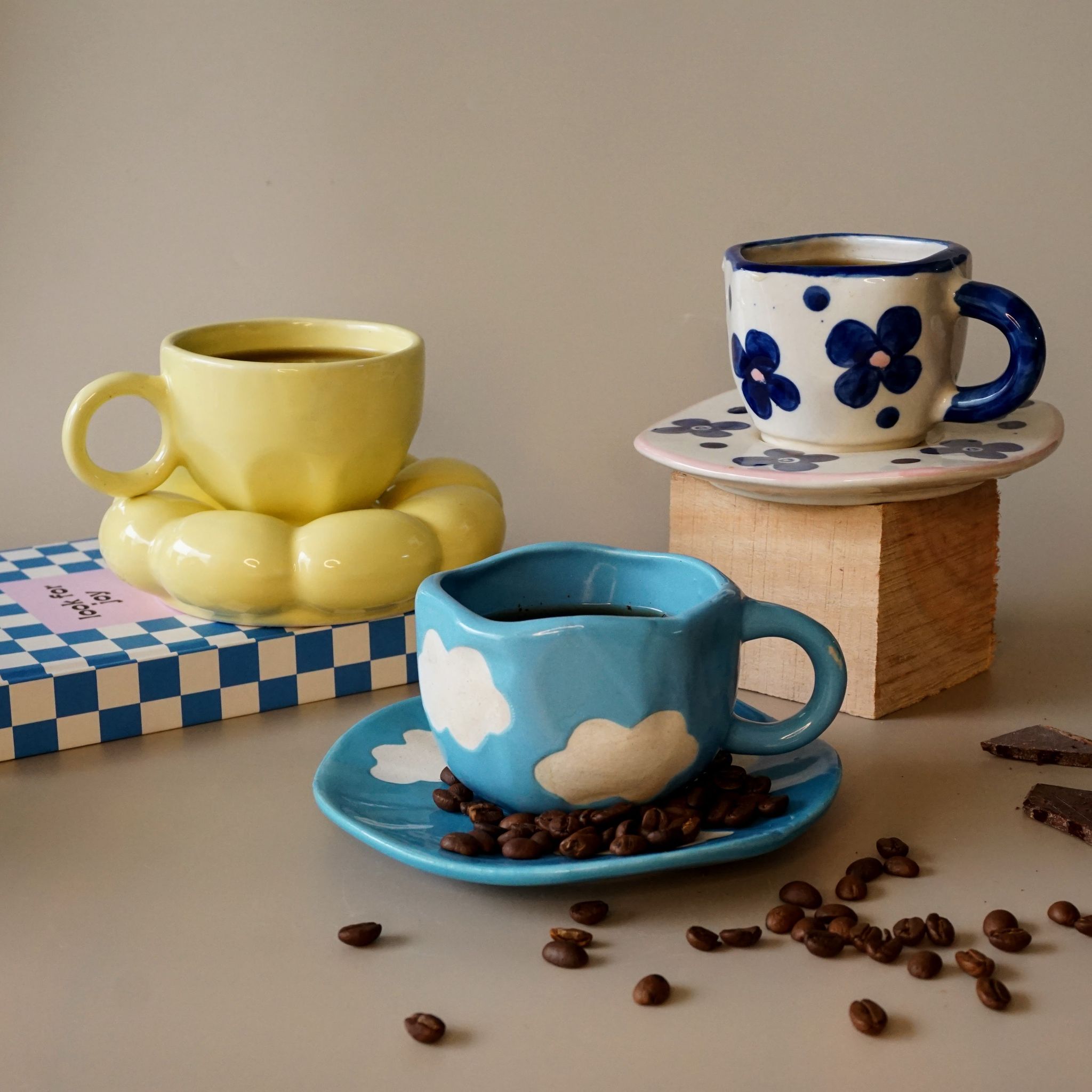 Pinteresty Cup & Saucer | Set of Three
