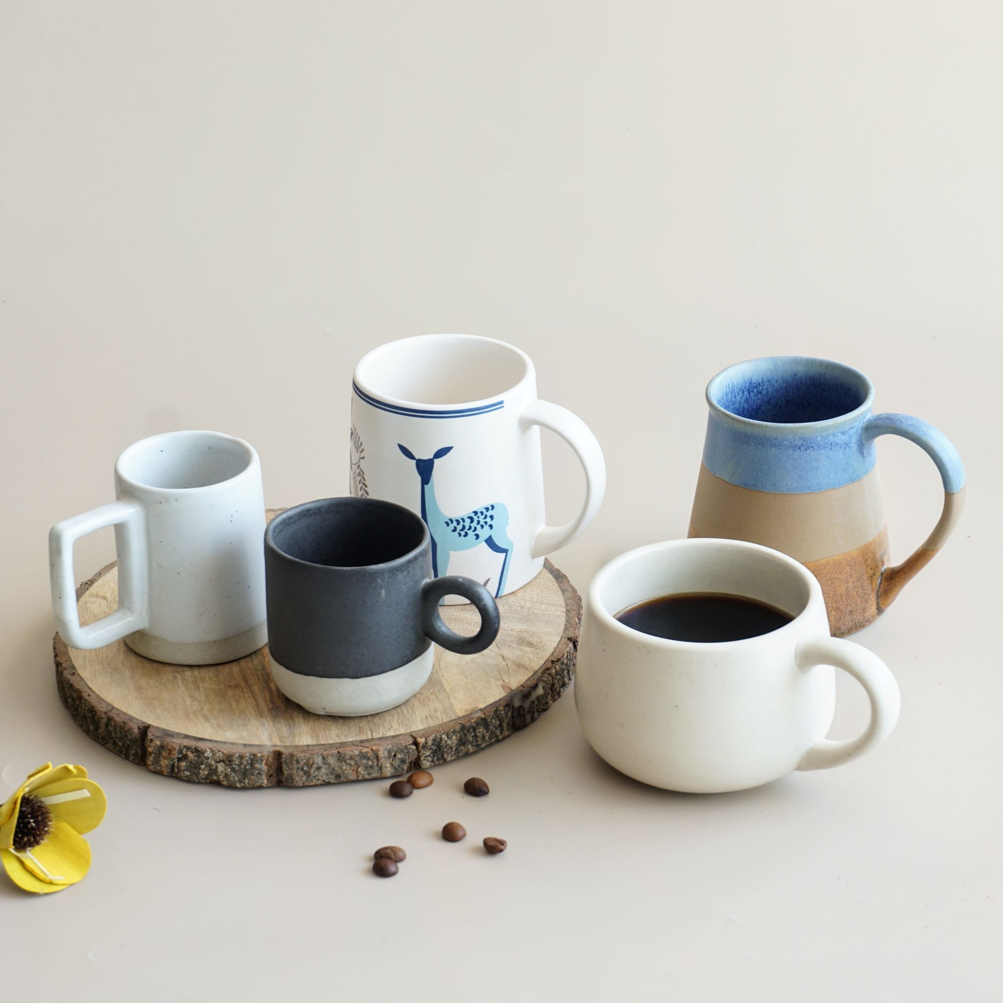 Set of Five Coffee Mugs | New Launches