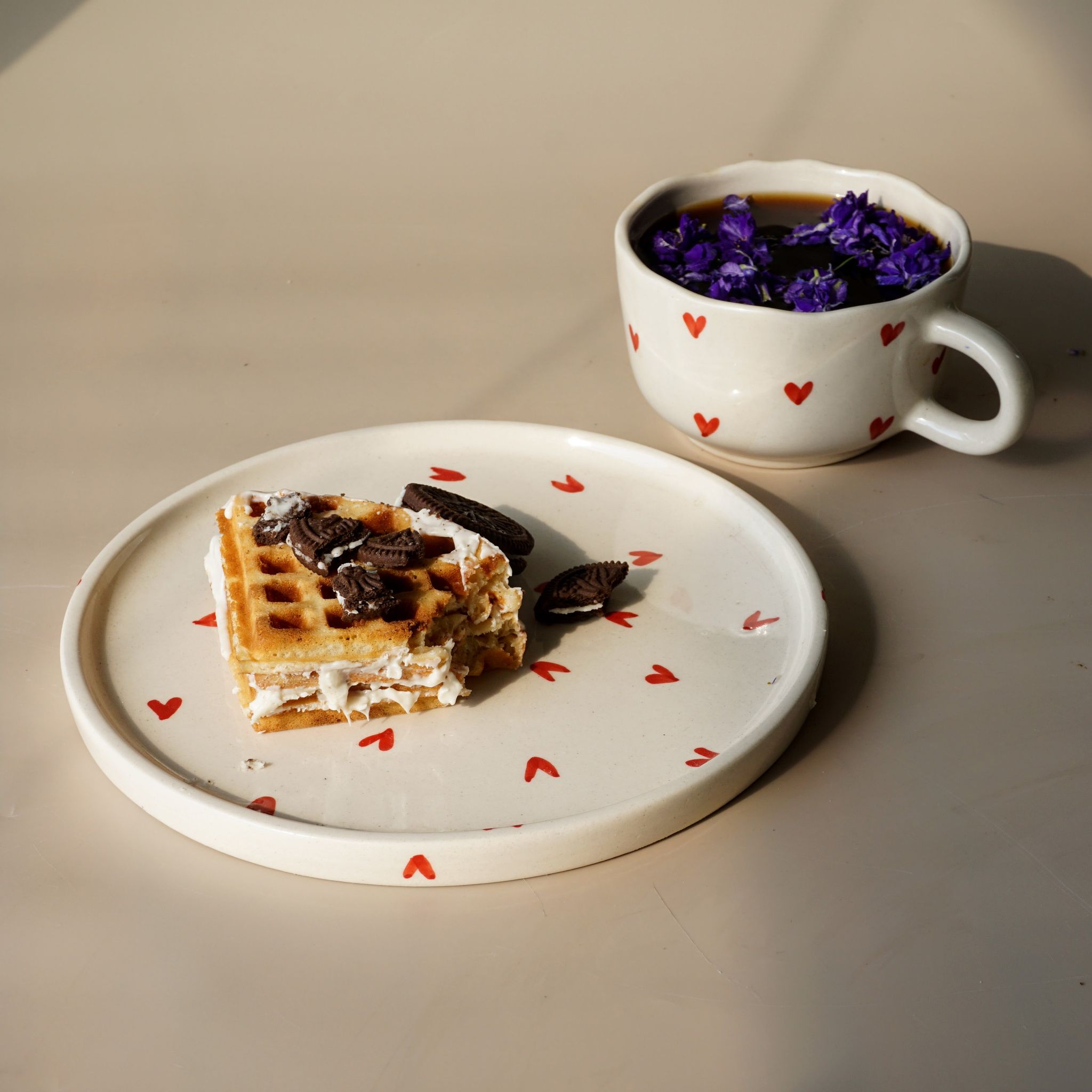 Full of Hearts Breakfast Set