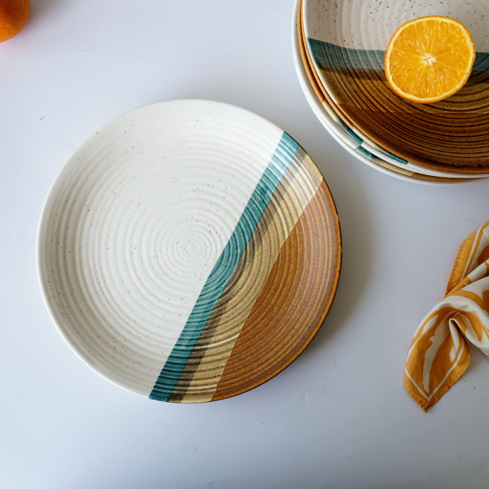 Bright Like Summer Dinner Plates | Set of Two