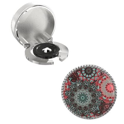 The Smart Buttons - Shirt Button Cover Cufflinks for Men - Mandala Design Pattern The Smart Buttons - Shirt Button Cover Cufflinks for Men - Mandala Design Pattern