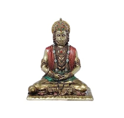 Hanumanji Murti Resin Lord Hanuman Ji Idol Decorative Showpiece for Home and Office Decor (8 Inches). Hanumanji Murti Resin Lord Hanuman Ji Idol Decorative Showpiece for Home and Office Decor (8 Inches).