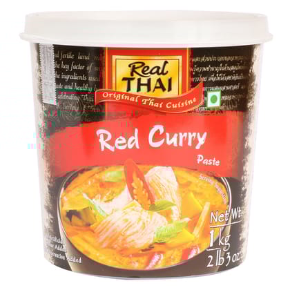 Real Thai Red Curry Paste 1 Kg Pet Jar