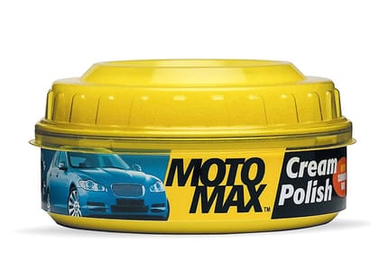 Pidilite Motomax Bike & Car Cream Polish (230 gm) with Carnuba Wax and Micro Polishing Agents Protects and Shines Cars, Bike, Motorcycle Water Repellent Polish for all Auto Care needs Removes Minor scratches Pidilite Motomax Bike & Car Cream Polish (230 gm) with Carnuba Wax and Micro Polishing Agents Protects and Shines Cars, Bike, Motorcycle Water Repellent Polish for all Auto Care needs Removes Minor scratches