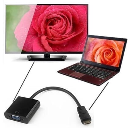 XBLAZE HDMI To VGA Converter With AUX (Black)