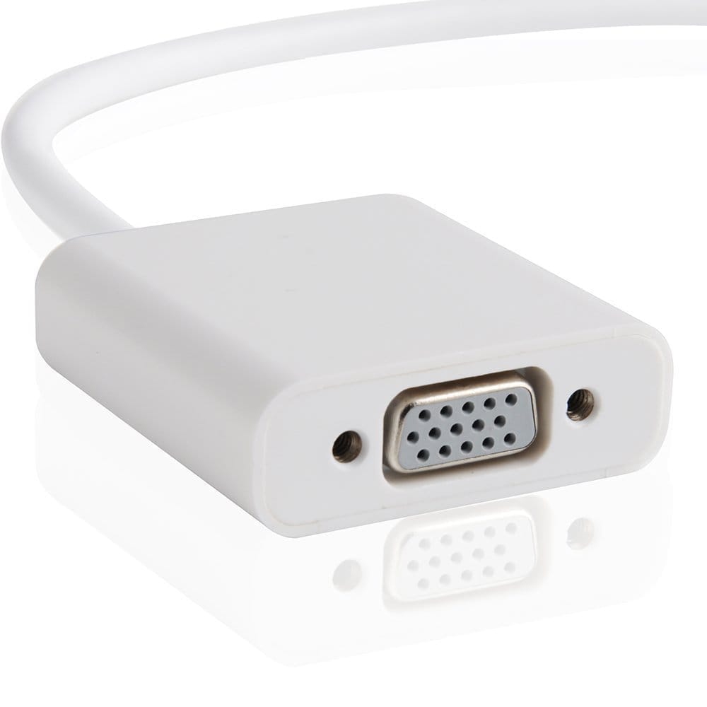 XBLAZE Mini Displayport To VGA Converter (White)