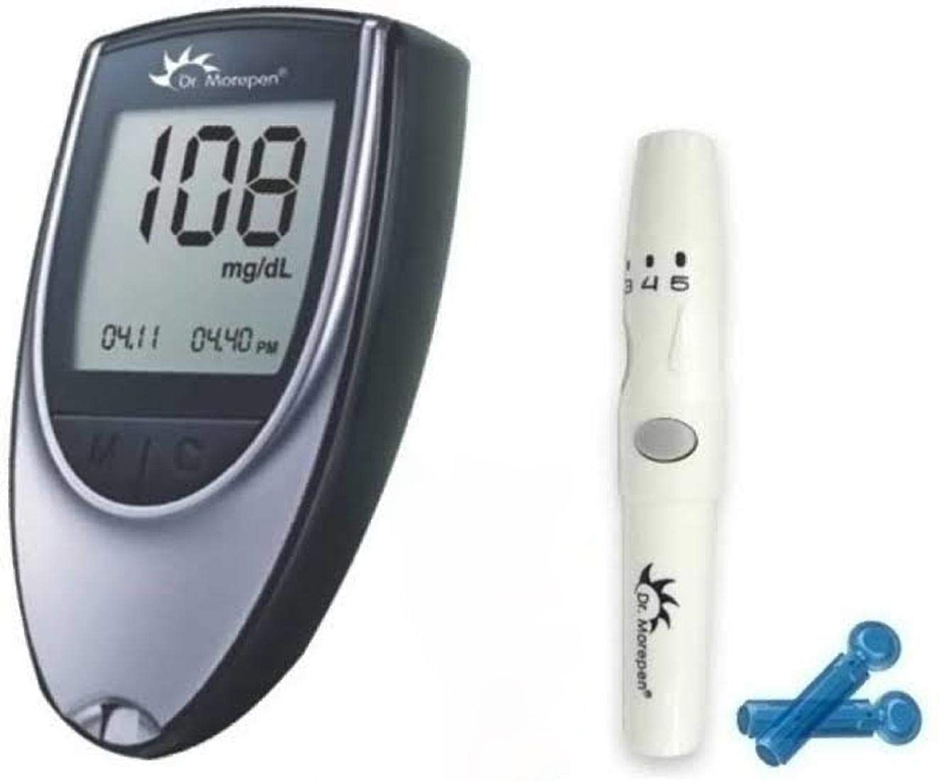 Dr.Morepen Gluco One Glucometer BG-03( Strip Not Included )