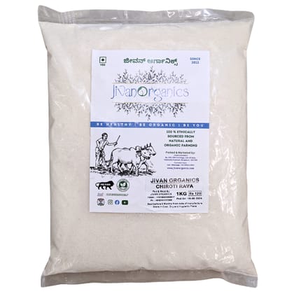 Jivan Organics | Chiroti Rava | 1KG Jivan Organics | Chiroti Rava | 1KG